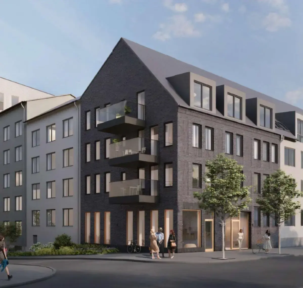Arkitektonisk visualisering av Projekt Strömmingen